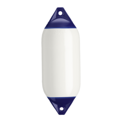 Polyform US F5, fender, white with blue top