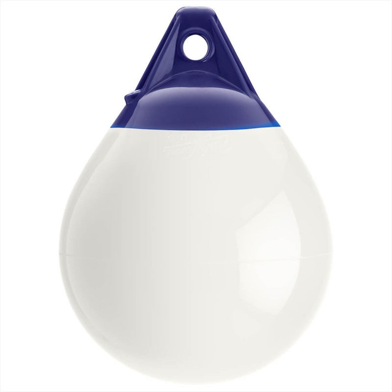 Buoy A2 White blue top Polyform US