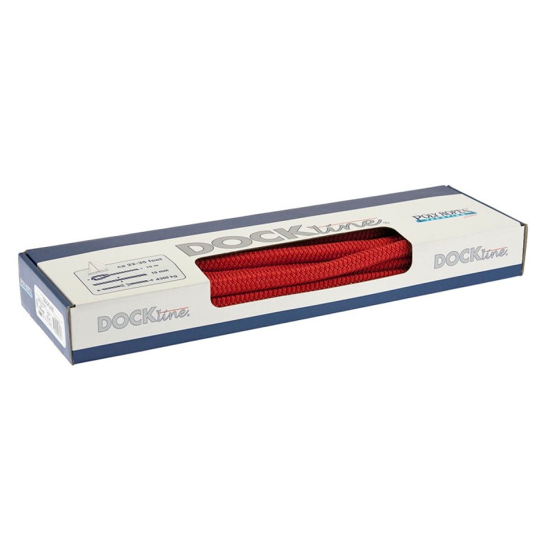 Dockline red 15mm 15m