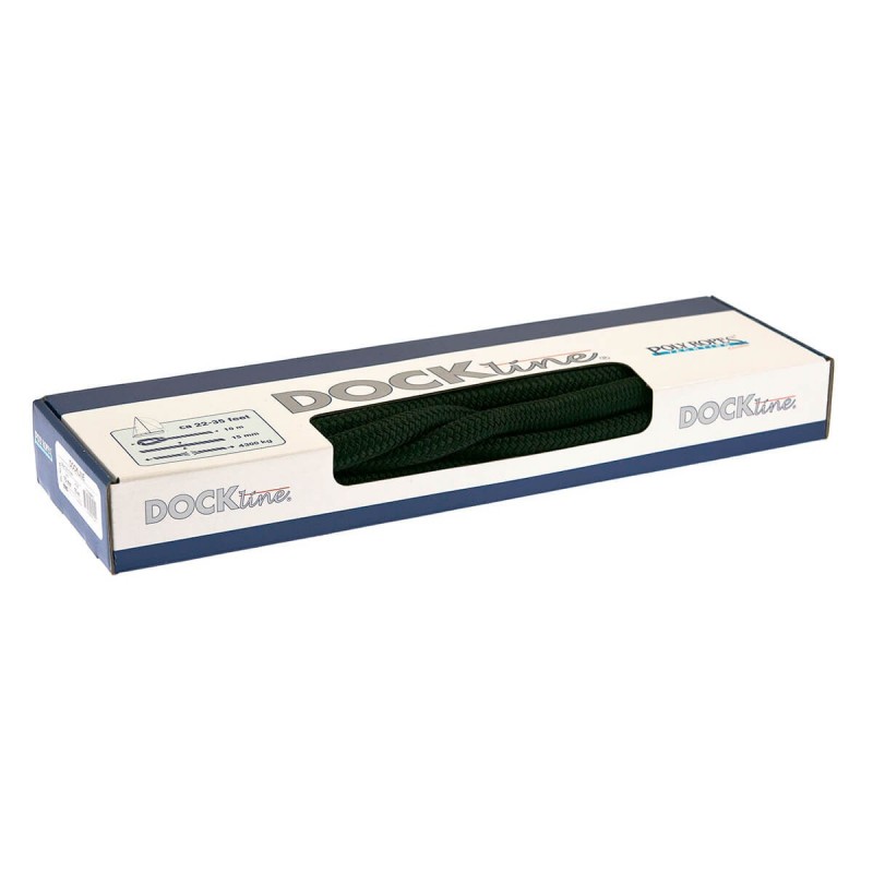 Dockline black 15mm 15m