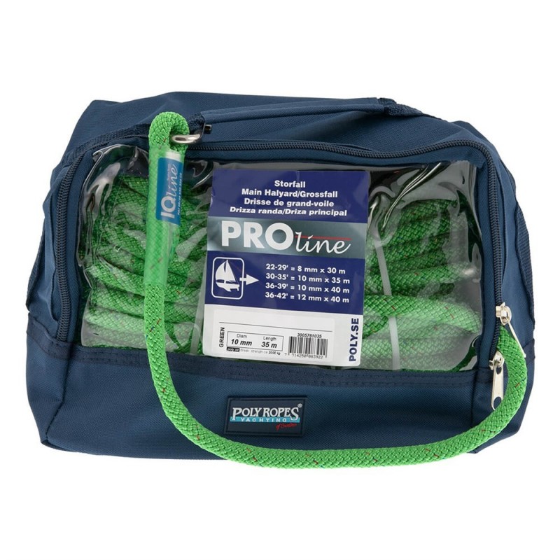 Halyard line PROline green 10mm 40m
