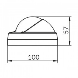 Kompass Aries 2 1/1", svart