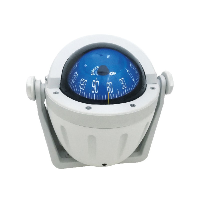 Zenith 3" bridge compass Riviera, grey/blue