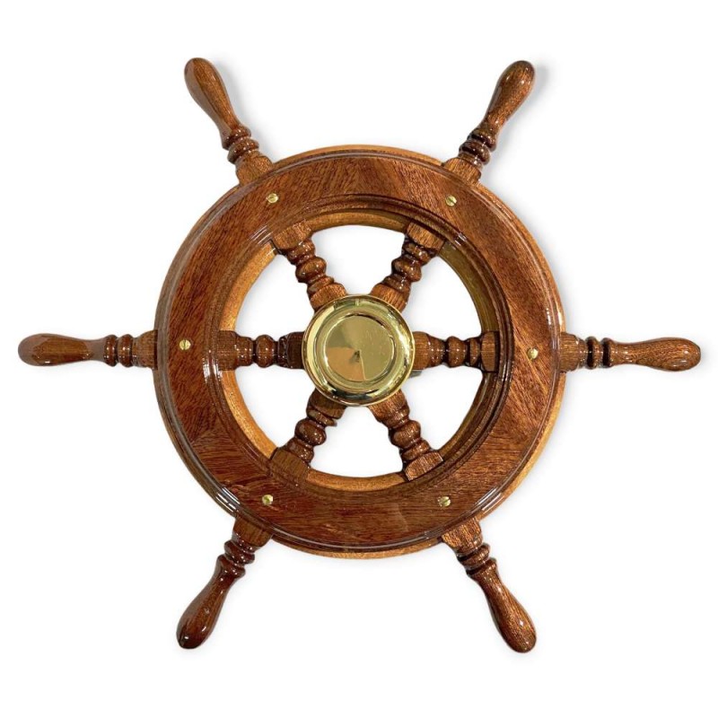 Steering wheel 370mm mahogany