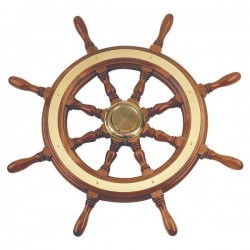 Steering wheel 370mm brass disc