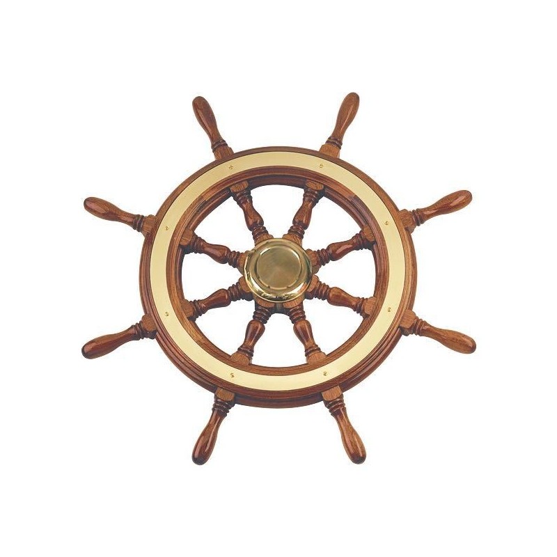 Steering wheel 370mm brass disc
