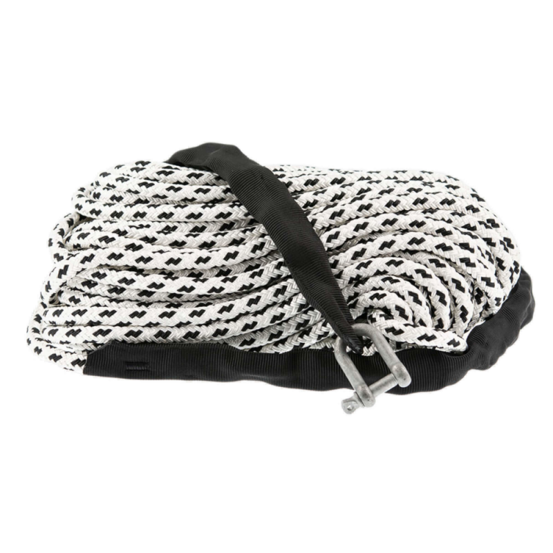 Anchor line Synsten 14mm 40m, white-black