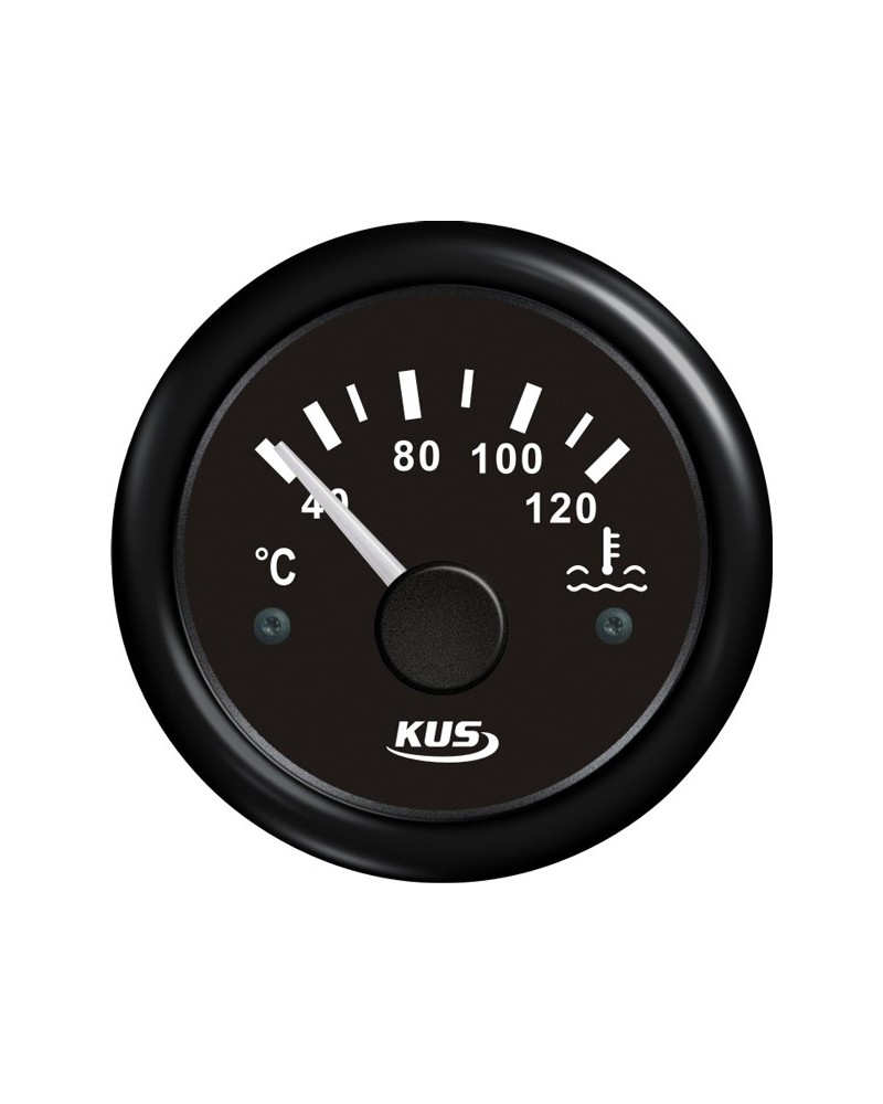 Kus kylvattentemperatur svart 40-120gr, 12/24v