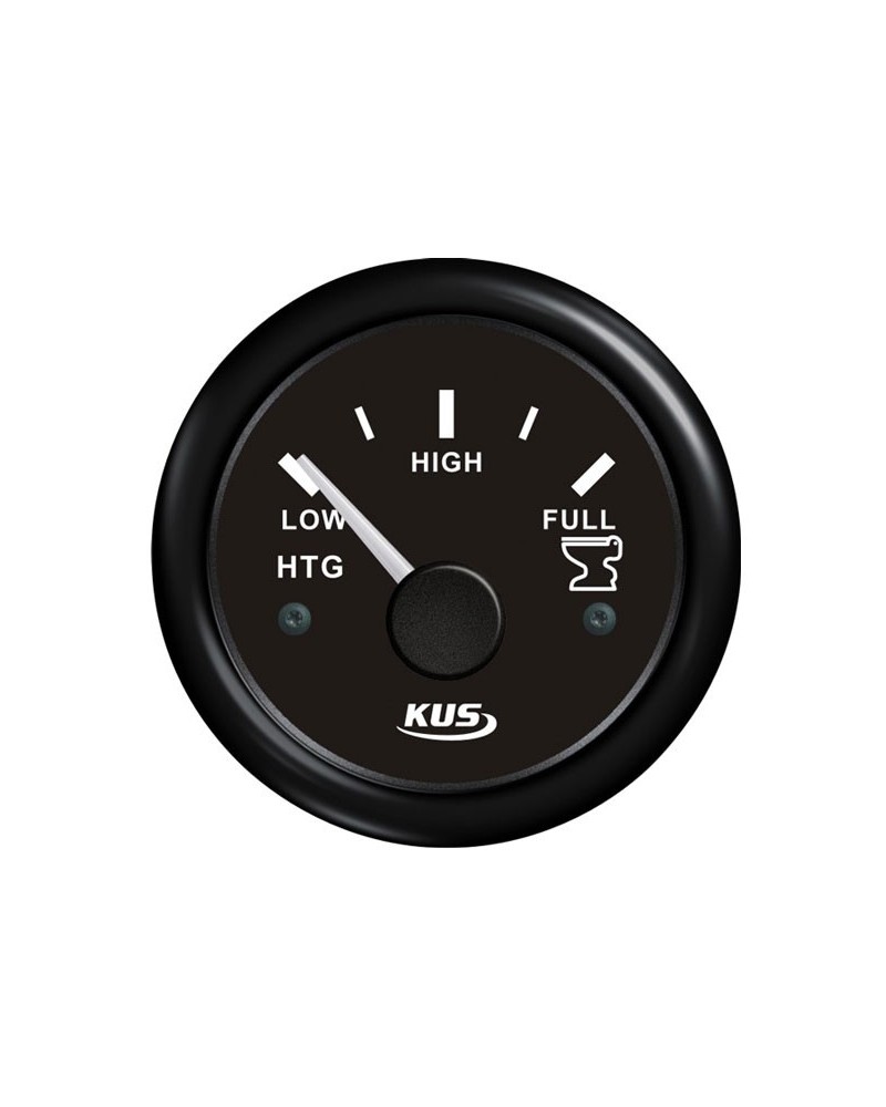 Kus tank meter waste water, black 0-190hm, 12/24V