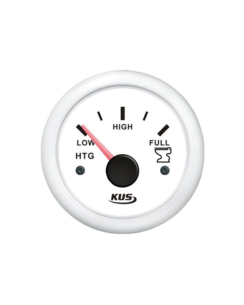 Kus tank meter waste water, white 0-190hm, 12/24V