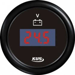 Kus digital voltmeter 9-32v, black, 12/24V