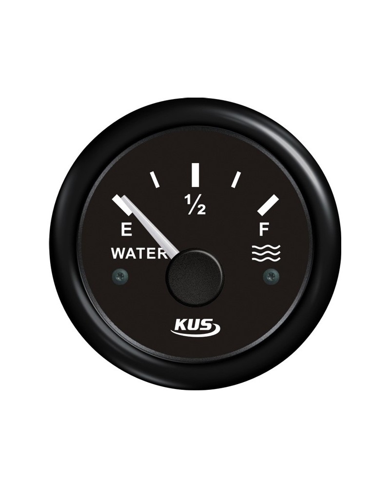 Kus tank gauge water black 0-190ohm 12/24V