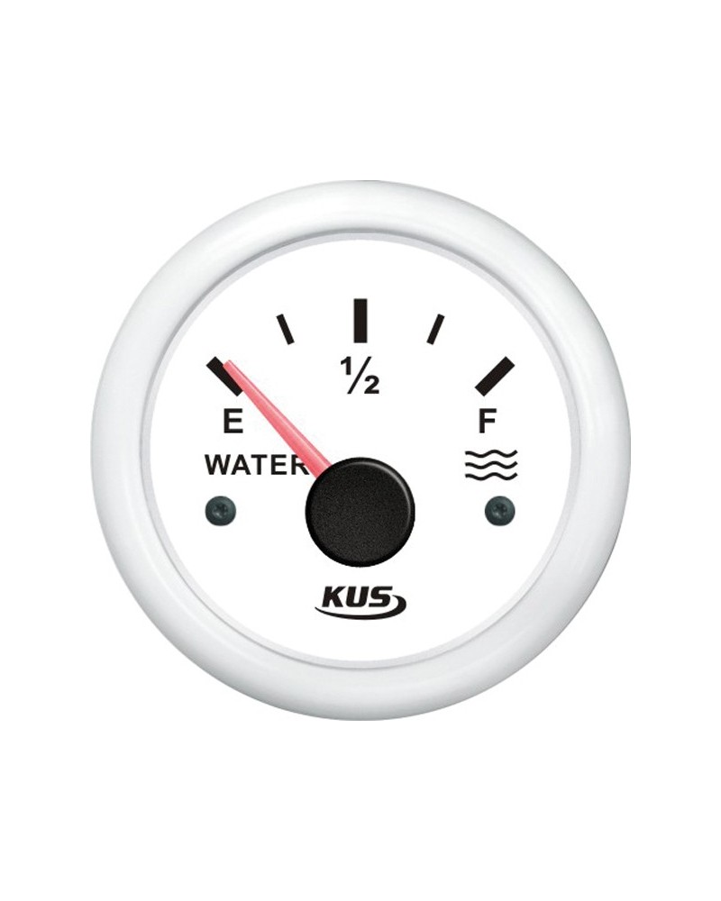 Kus tank gauge water white 0-190ohm 12/24V