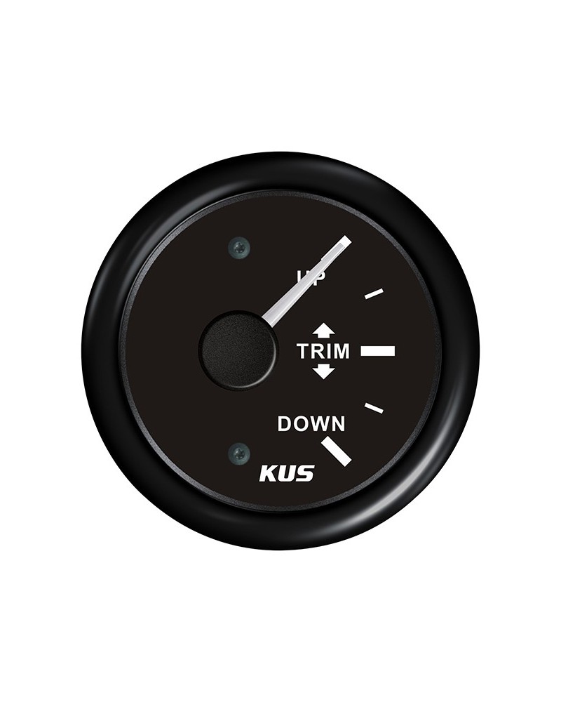 Kus trim indicator, black 0-190ohm, 12/24V