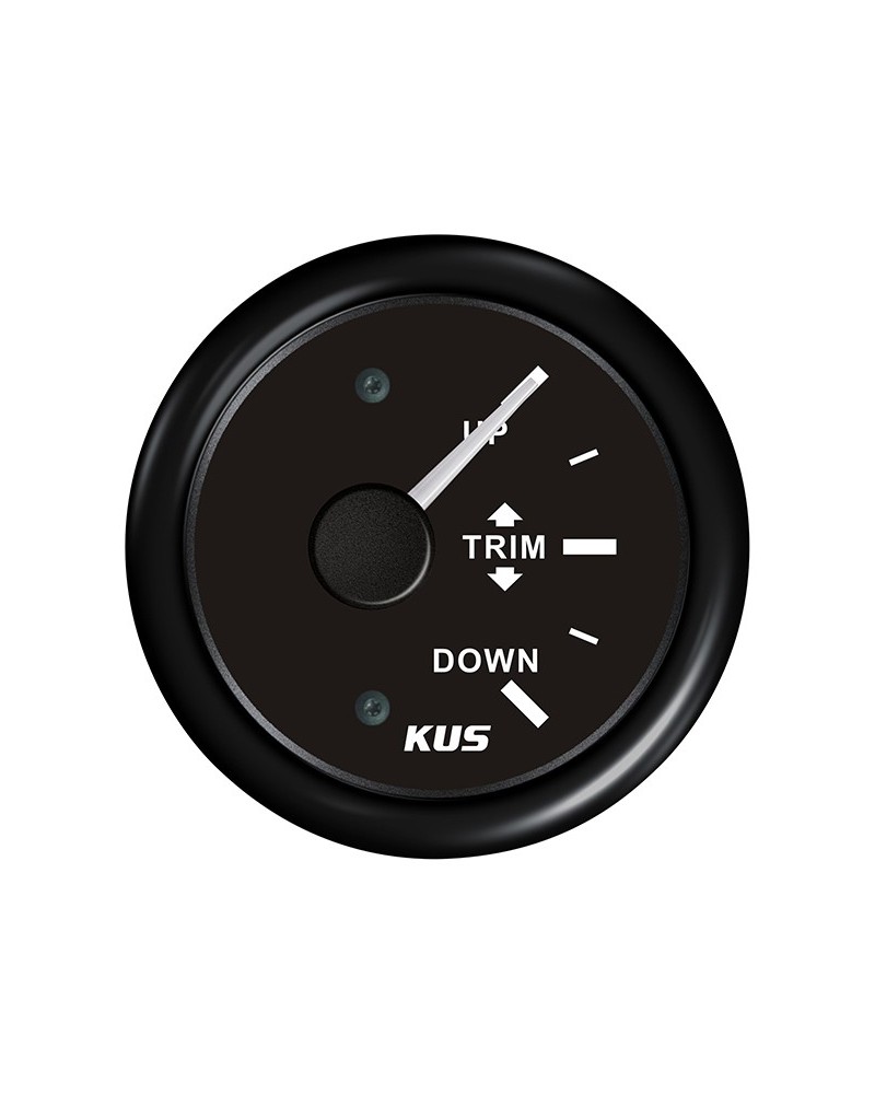 Kus trim indicator, black 160-10ohm, 12/24V Mercury