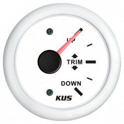 Kus trim indicator, white 160-10ohm, 12/24V Mercury