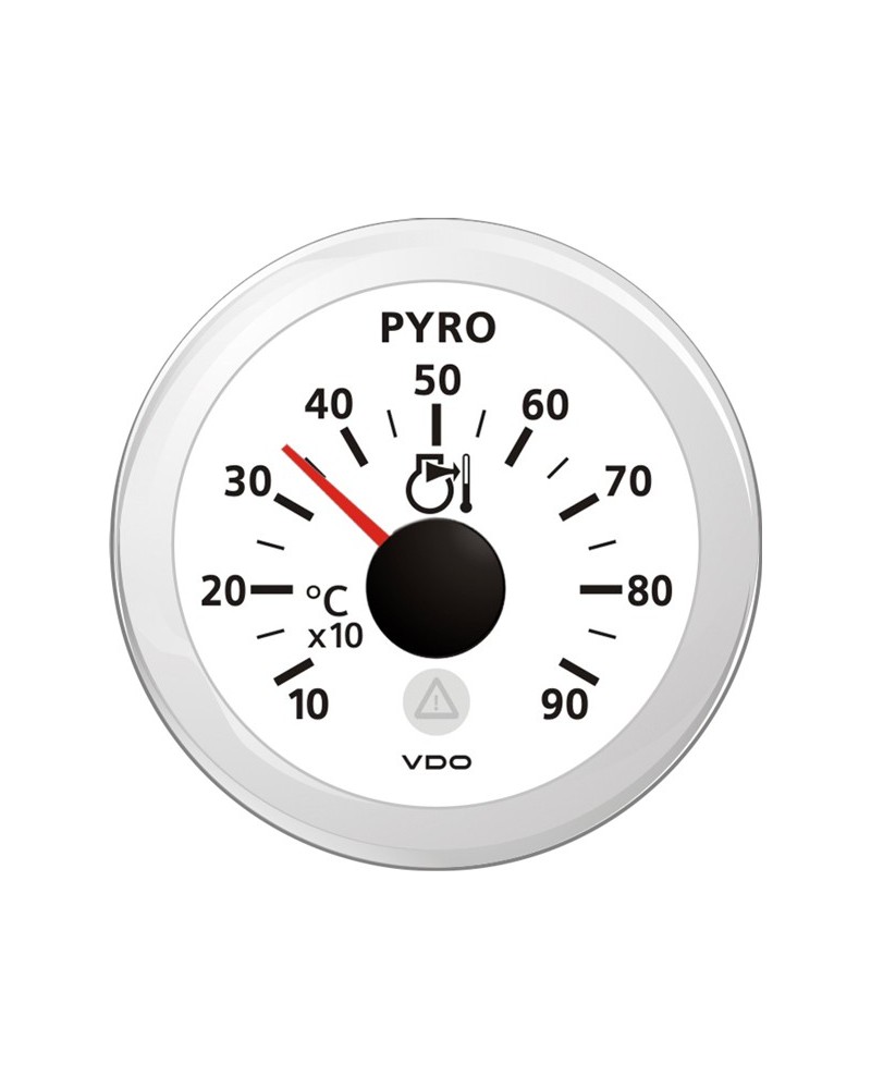 VDO avgas temp. vit ø52mm