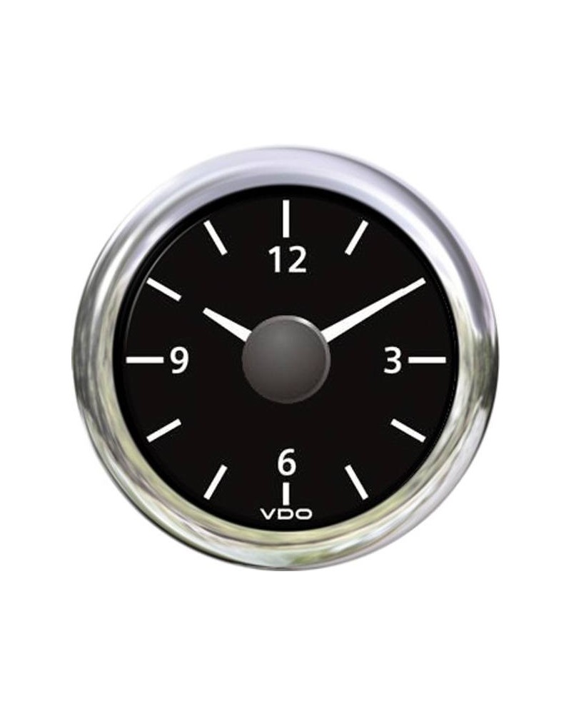 VDO clock 24v, black ø52mm