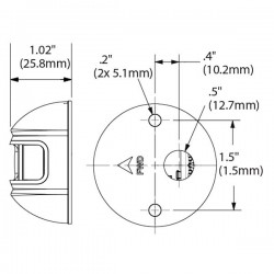 Set with 2 navigation lights LED