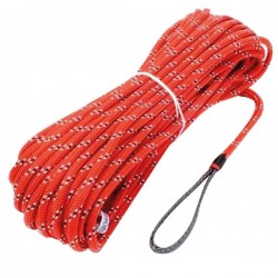 Robline fall med öga Ø8mm 30m röd